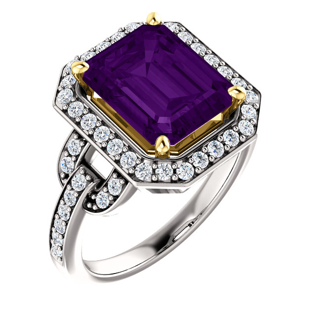 Amethyst Gem Ring